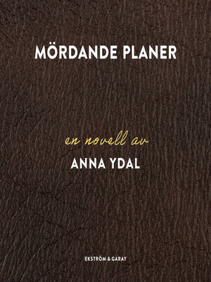 cover image of Mördande planer